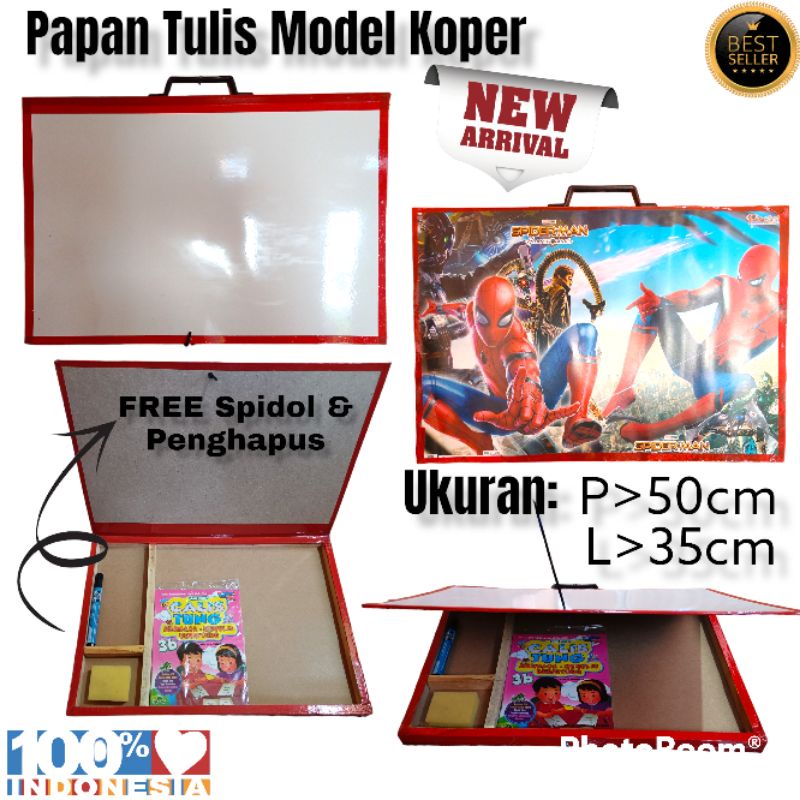 

Papan Tulis Anak Karakter Papan Tulis+Koper Penyimpanan