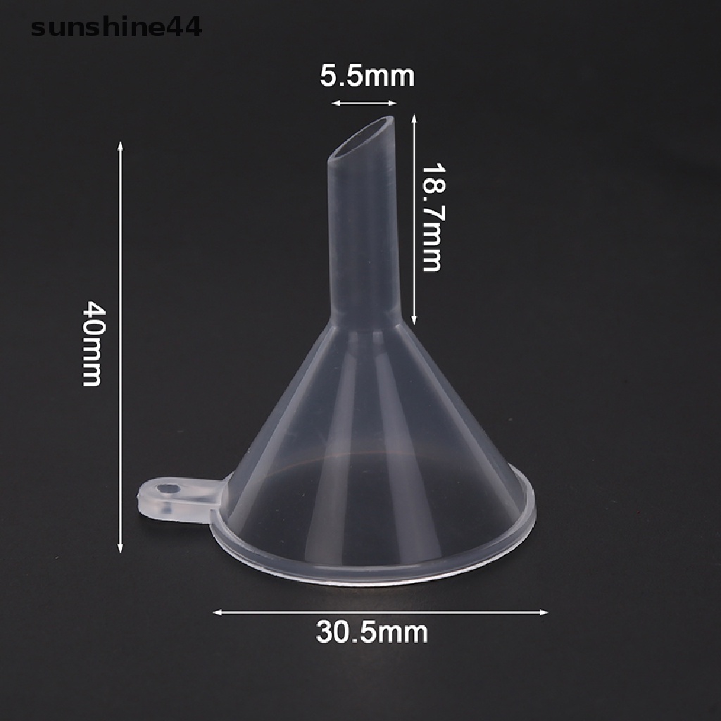 Sunshine 5pcs Corong Mini Bahan Plastik Untuk Botol Minyak / Cairan