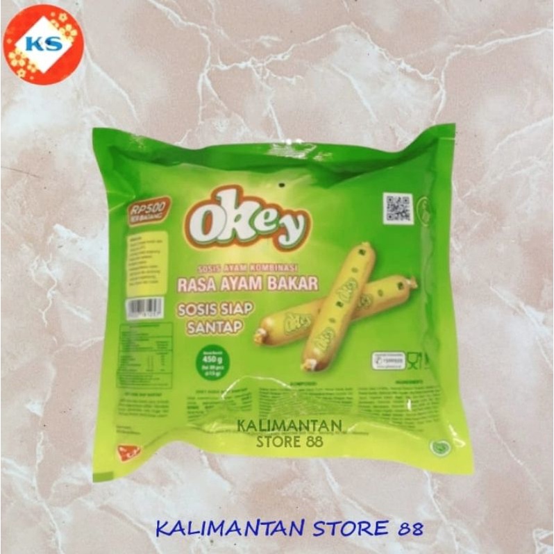 

Sosis Okey Sosis Rasa Ayam Bakar 30 pcs