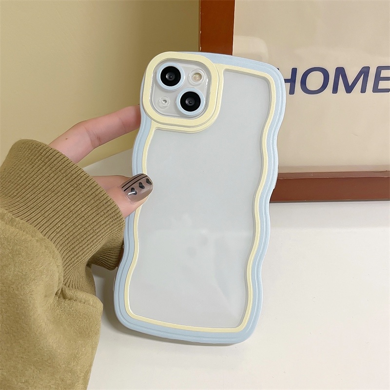 Soft Case Transparan Warna Macaron Untuk Oppo A15 A54 A96 A55 A76 A92 A12 A52 A72 A31 A7 A5s A33 A53 2020 A11K F9 A36