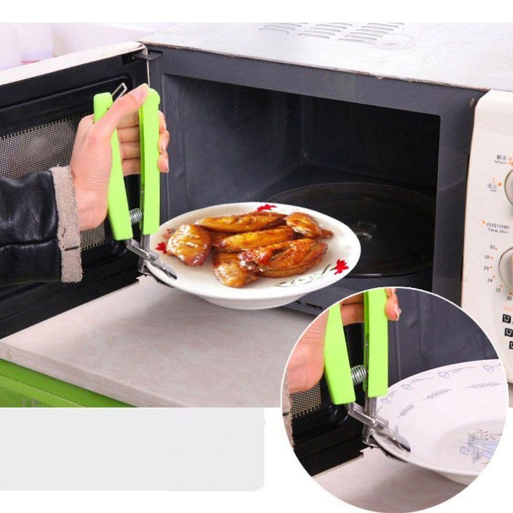 [Elegan] Penjepit Piring Mangkok Dishes Portable New Arrival Alat Peralatan Dapur Multifungsi Melepuh Heat Proof Tray Clip Holder