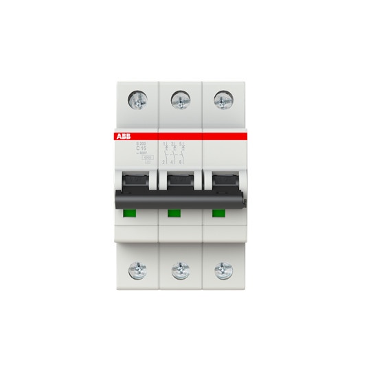 ABB MCB 16 AMPERE 3 POLE 4.5 kA NOT SCHNEIDER CHINT