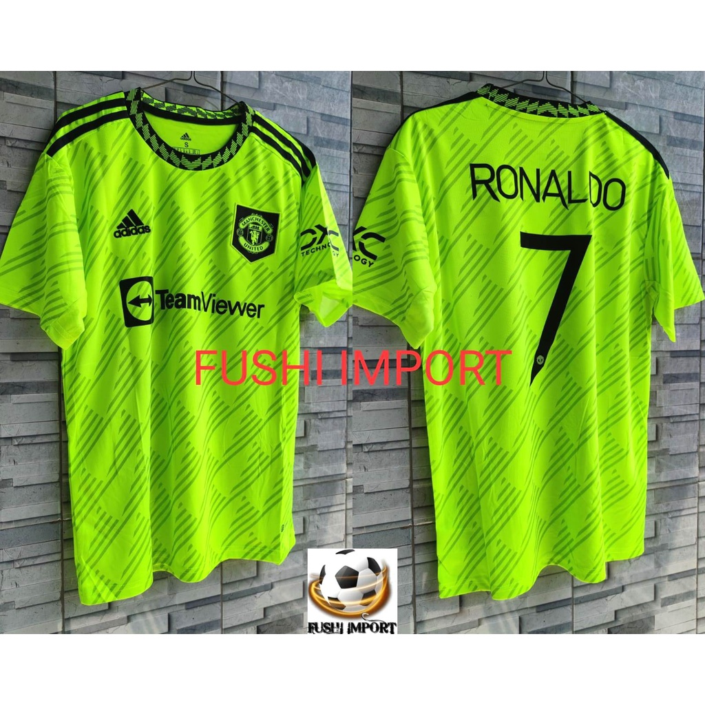 Setelan Jersey Baju Bola MU 3rd Third 2022 2023 ( Fullset Satu Set ) Grade Ori