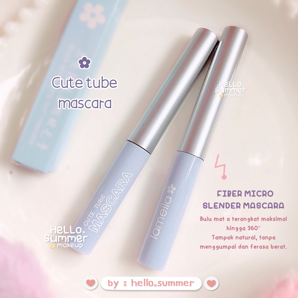 MASCARA Lameila 360 Flower Lash &amp; Curl Slender Slim Fiber Mascara 2 ml