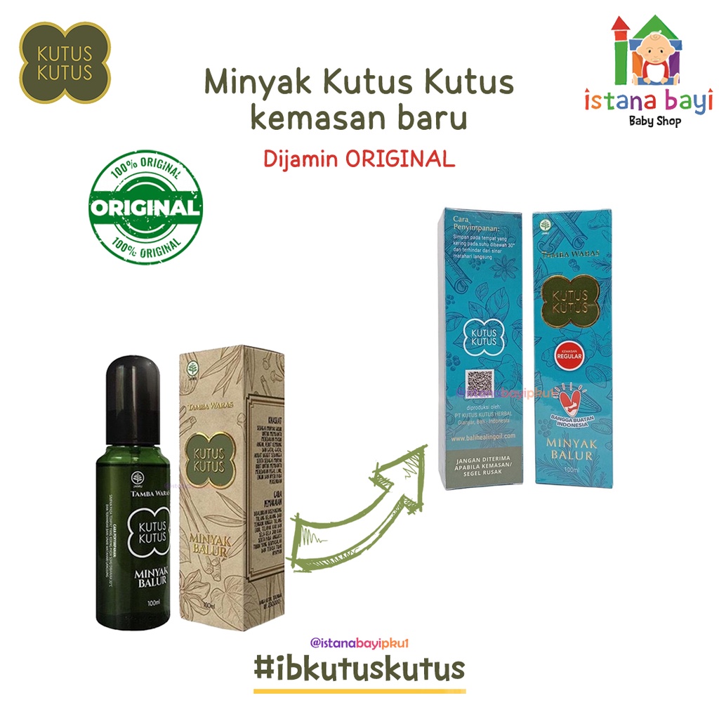 Kutus Minyak Balur 100 ml/minyak Kutus kutus ORIGINAL