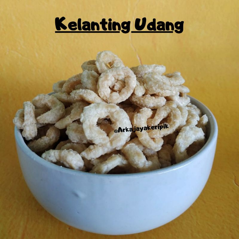 

PROMO 200 gram KELANTING UDANG GURIH / cincin udang gurih & renyah