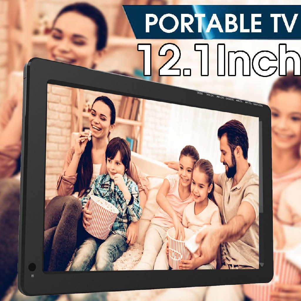 TV Portabel Digital 12.1 inch - Support Siaran Digital FREE ANTENA DIGITAL dan ANDROID TV BOX!!!