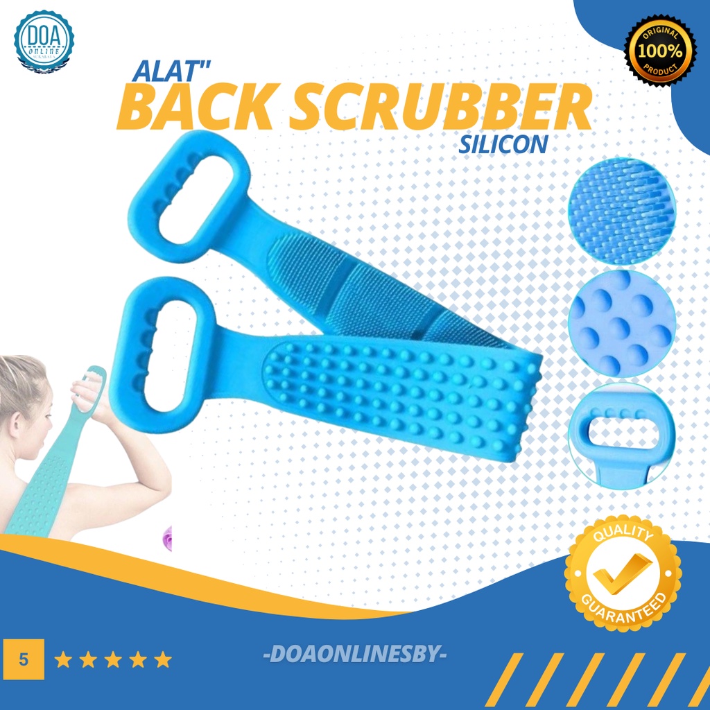 Sikat Punggung Badan Silikon Sikat Punggung Silikon Alat Gosok Punggung Sikat Mandi Silikon