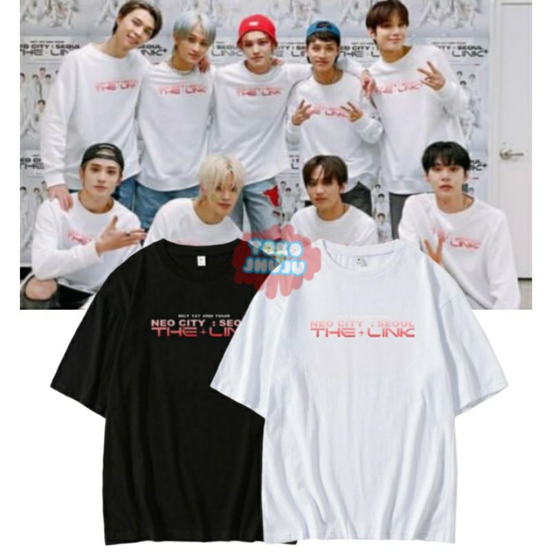 Kaos Kpop NCat 127 Neo City The Link GRADASI MERAH