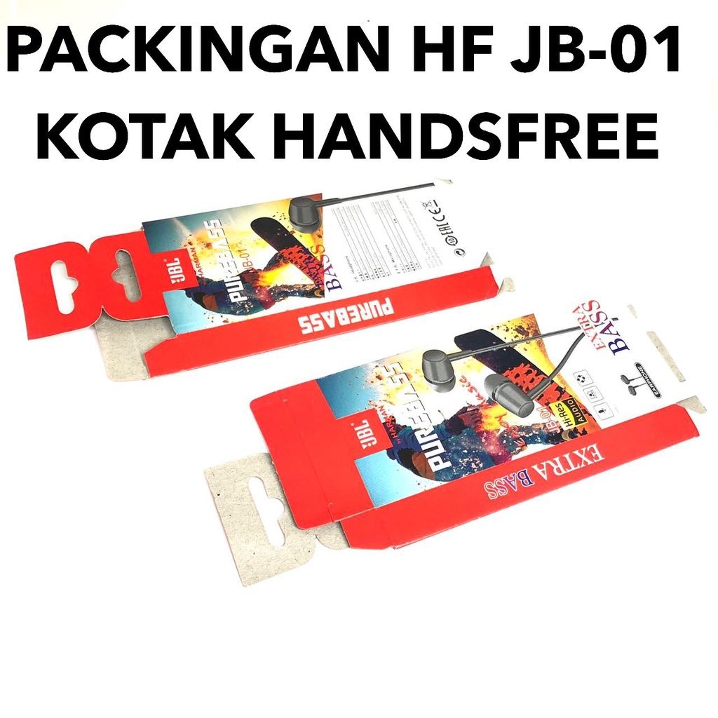 GROSIR PACKINGAN HF JB01 KOTAK HANDSFREE IMPORT