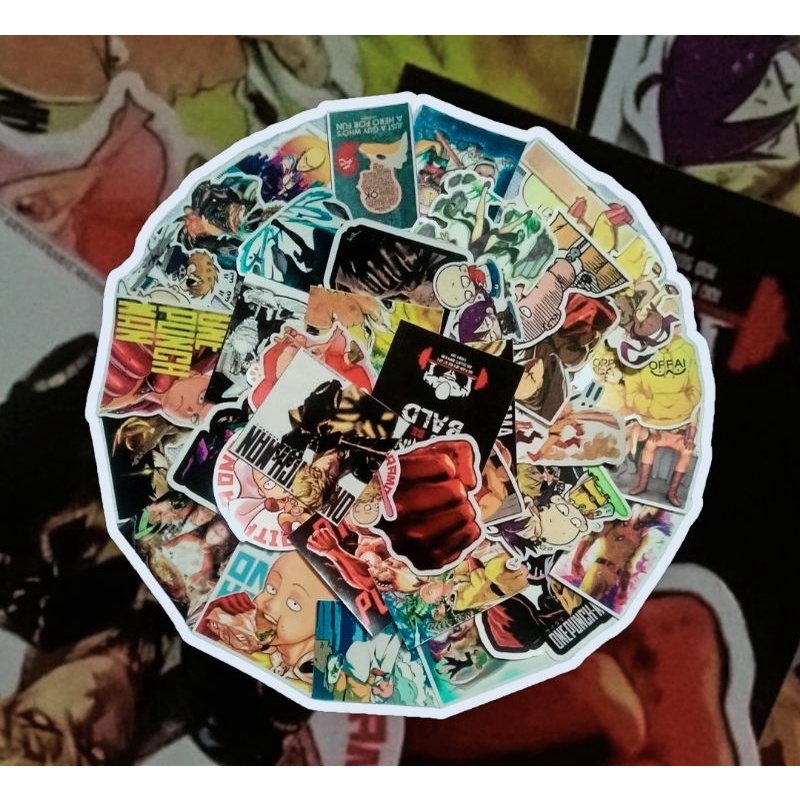 

Stiker Anime One Punch Man/Saitama Waterproof