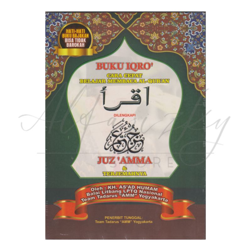 Buku IQRO' Bendel Besar dan Juz Amma warna