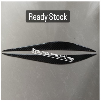 Cover Headlight BMW F30 F32 F34 Carbon Lis Lampu Depan Utama Carbon