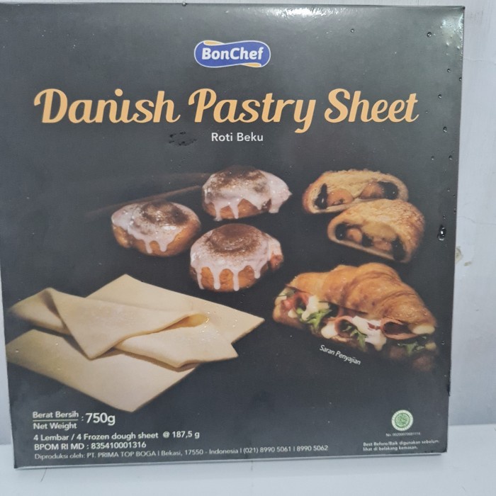 

ORIGINAL MURAH Bon chef danish pastry sheet 750grm beku