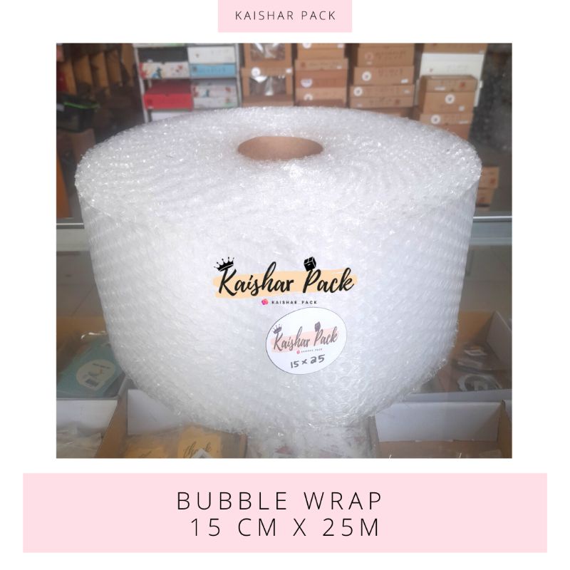 

BUBBLE WRAP / BUBBLEWRAP 15CM X 25M