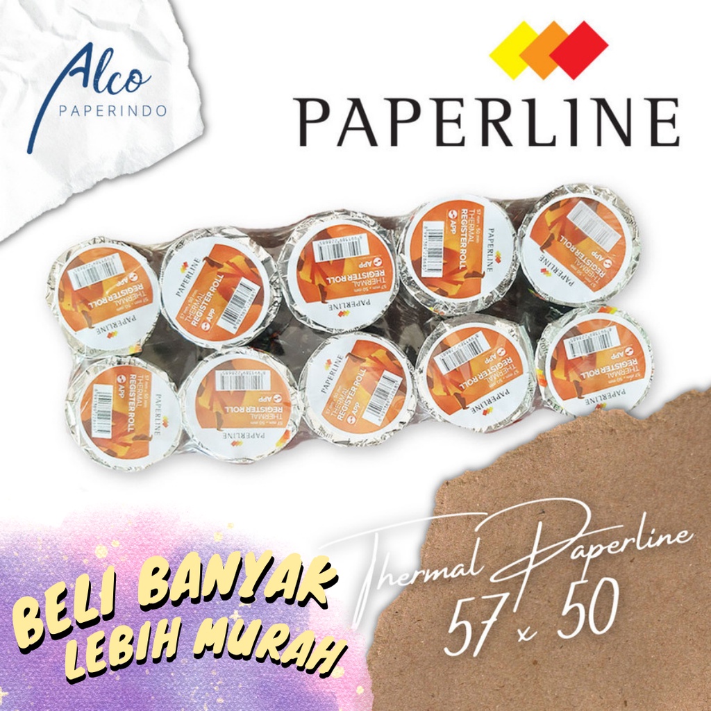 

Kertas Thermal Telstruk Paperline 57x50