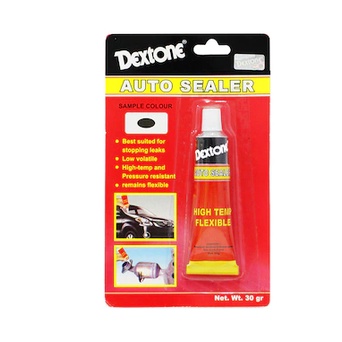 

lem paking / lem gasket / lem sealant dextone hitam merah bening