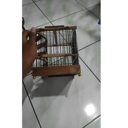 Garansi Murah sangkar untul 2 in 1 sangkar untul kayu hellopet pcmi pleci