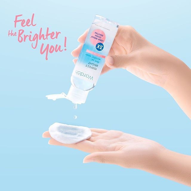 Wardah Perfect Bright Tone Up Micellar Water 100 ml - Micellar Water dengan Micelles Pencerah