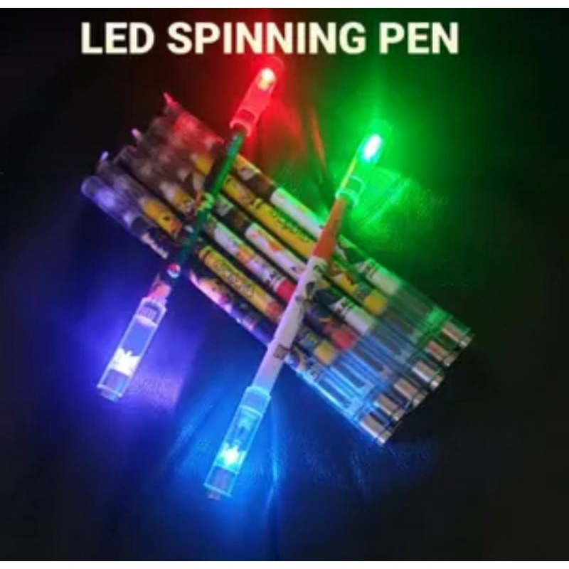 LED SPINNING PEN / PEN ANTI STRESS / PEN BALANCE / PEN PUTAR