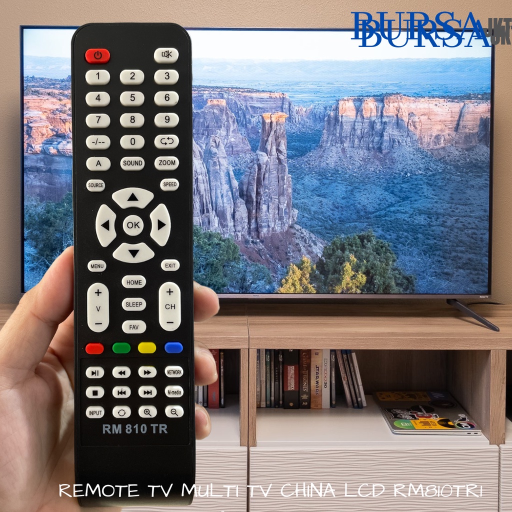 REMOTE TV CHINA PENGGANTI LCD LED TABUNG KHUSUS TV CHINA 810 TR