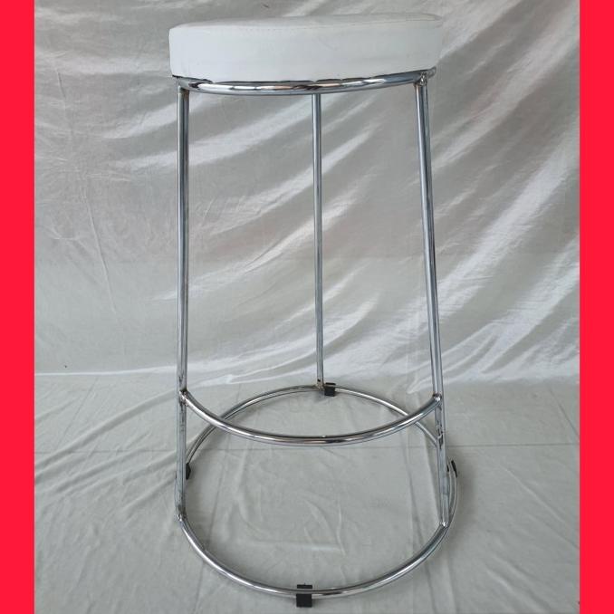 Kursi Kafe Retro / Kursi Bulat / Kursi Stainles / Kursi Bar 65 Cm