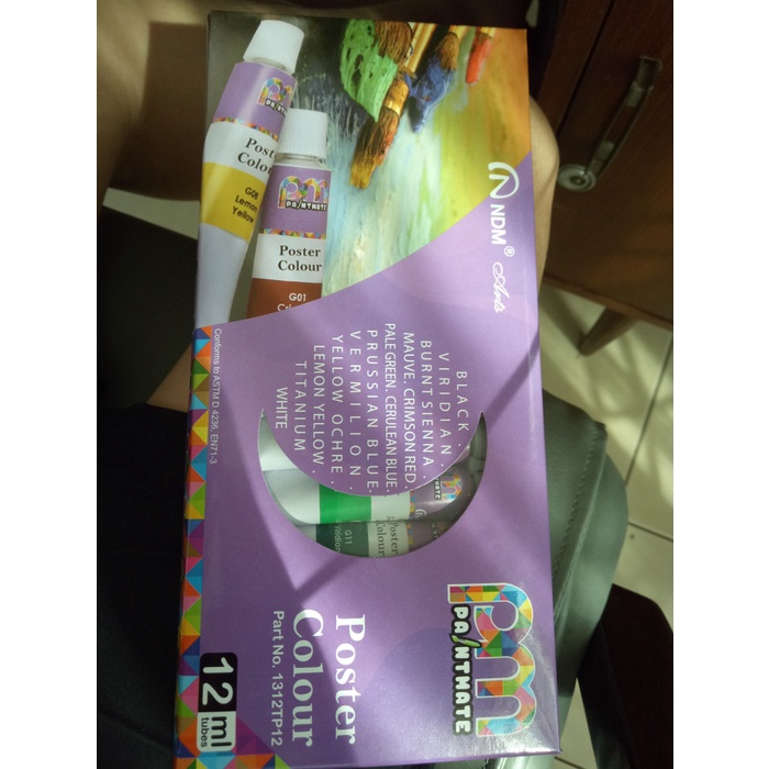 

Buruan Paintmate Poster Color Tube 12Clr 12Ml Hemat