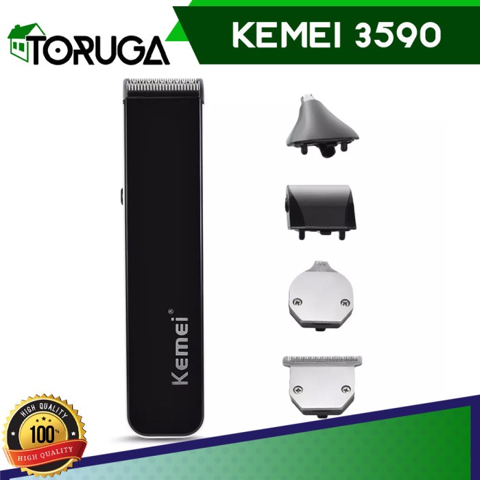 Alat cukur rambut Kemei KM 3590 clipper 5 in 1 Alat Mesin Cukur Potong