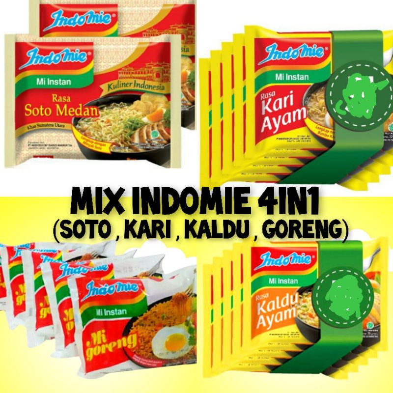 

LL - INDOMIE KALDU AYAM KARI AYAM SOTO MEDAN INDOMIE GORENG 5 PCS
