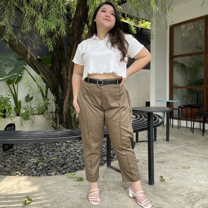 Freya Long Pants ( Celana Panjang Jumbo / Celana Panjang BigSize / Celana Panjang Premium / Celana Panjang Reguler Size / Celana Panjang Basic )