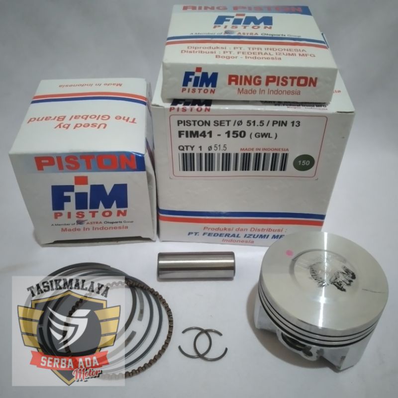 PISTON KIT SEHER KIT FIM 41 GRAND, WIN, LEGENDA, SUPRA X,REVO 100, SUPRA FIT NEW