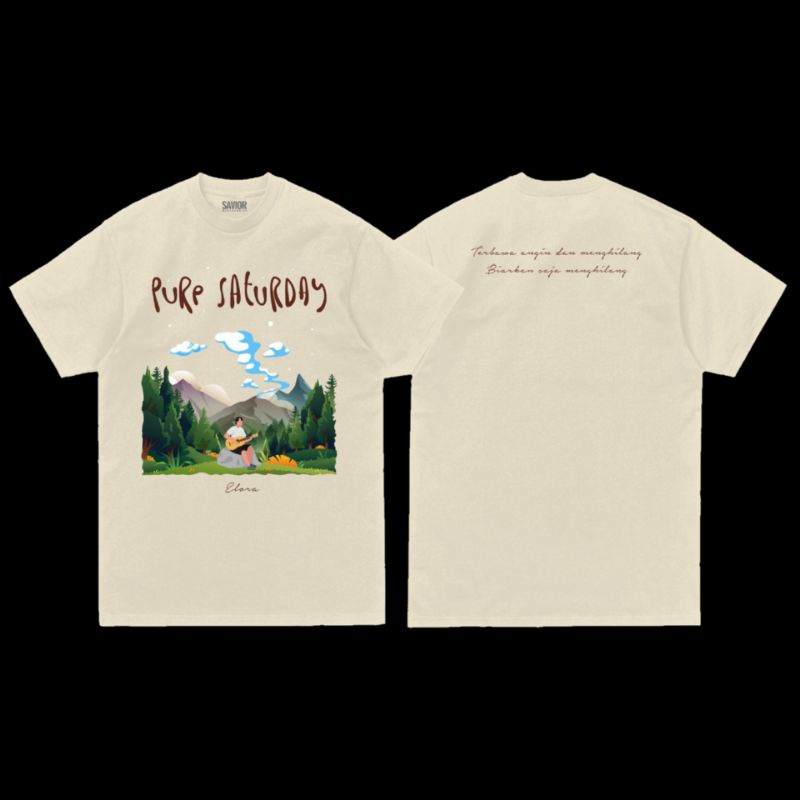 Sugarcave Tshirt PURE SATURDAY - ELORA (IVORY)