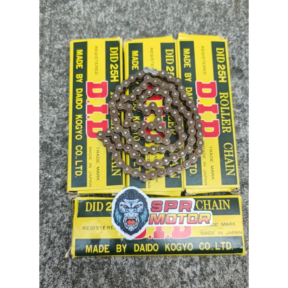 Rantai kamprat series DID 25H - 100L 102L 104L tiger gl megapro original