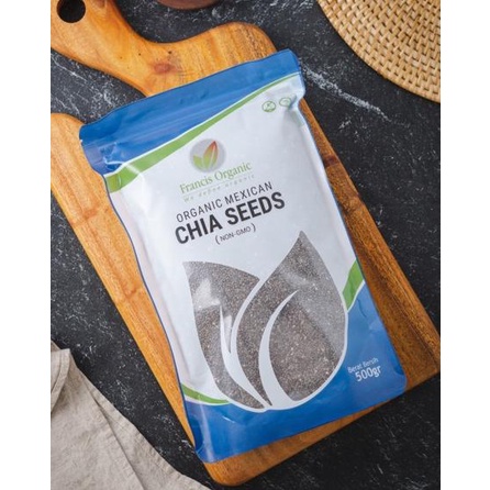 

FREE ONGKIR!Organic Mexican Chia Seeds (Biji Chia Mexico Organik ) 500gram|SQ2