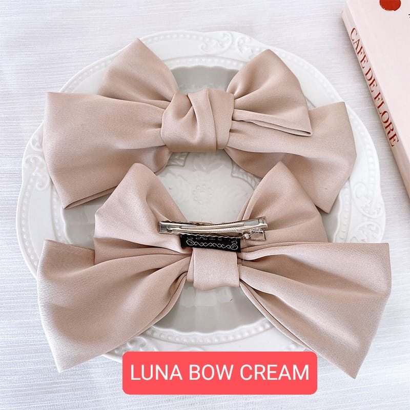 LUNA BOW PITA RAMBUT ALA KOREA KPOP AKSESORIS FASHION IMPORT JEPITAN RAMBUT