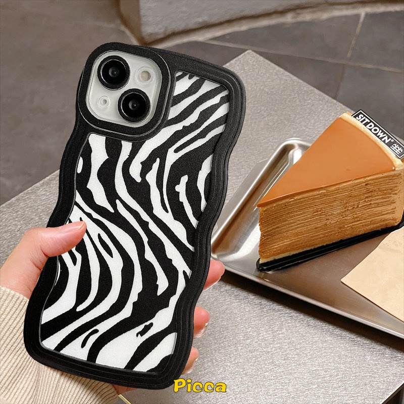 Case Motif Zebra Untuk Oppo A17 A15 A16 A12 A95 A76 A57 2022 A7 A55 A9 A54 A16K A96 A3s A15s A16s A74 A1K A5s A16 A52 A35 A33 A33 A3 A52 F9 Case Tepi Untuk Nintendo Switch