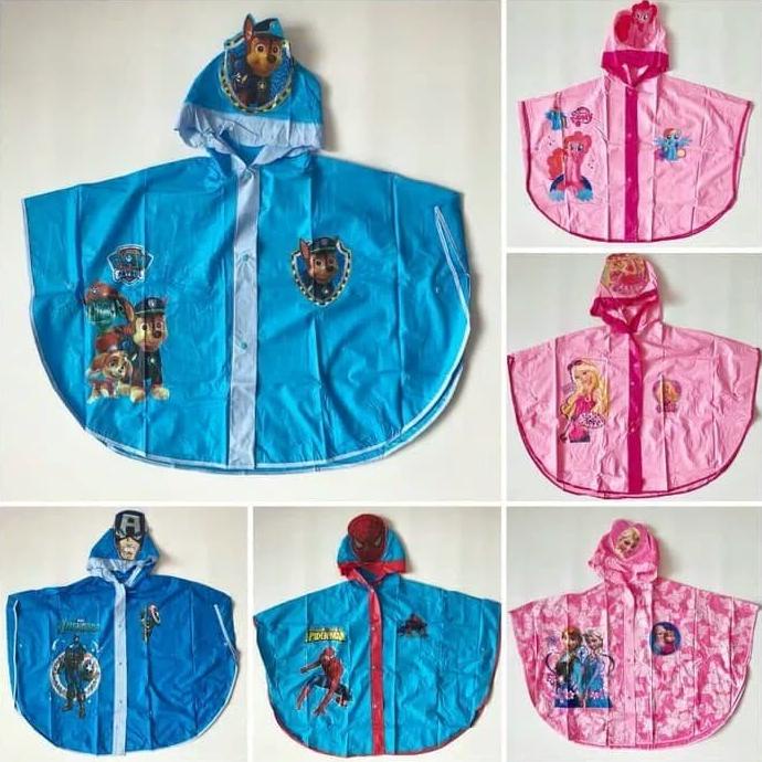jas hujan anak Paud Tk/ jas hujan ponco anak
