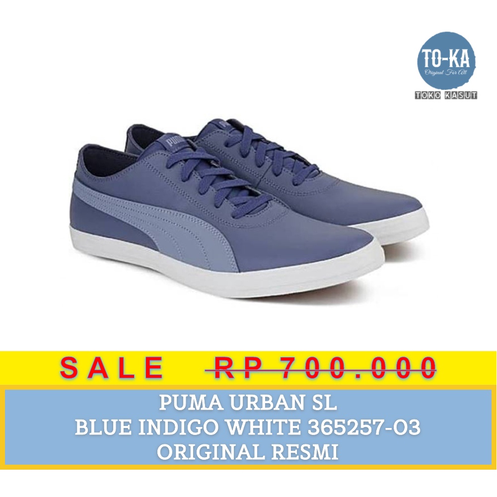 PUMA URBAN SL LEATHER blue indigo 365257-03