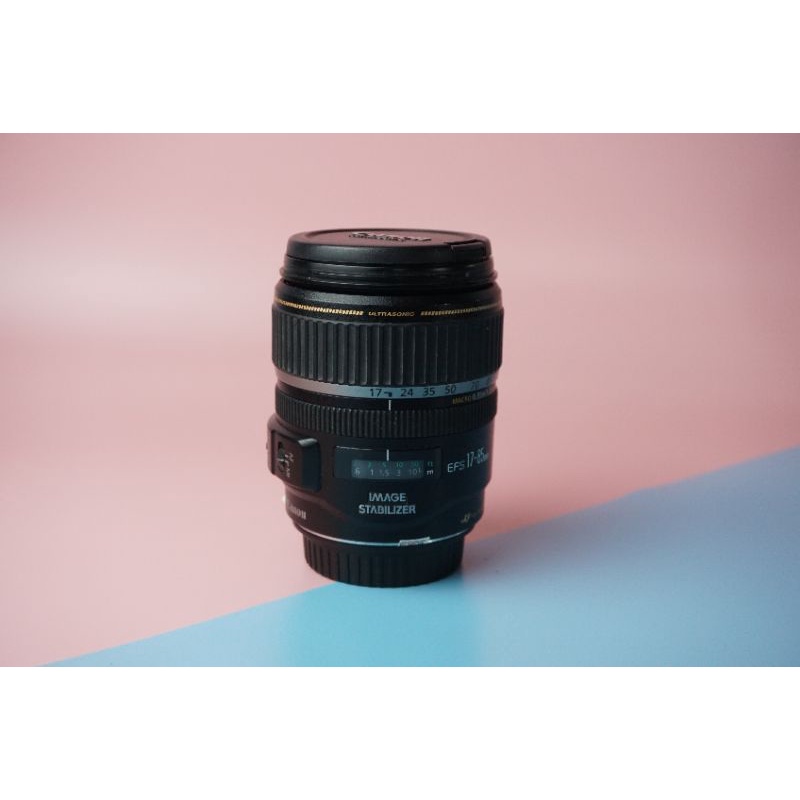Lensa Canon Efs 17 85 mm Usm Mulus Murah