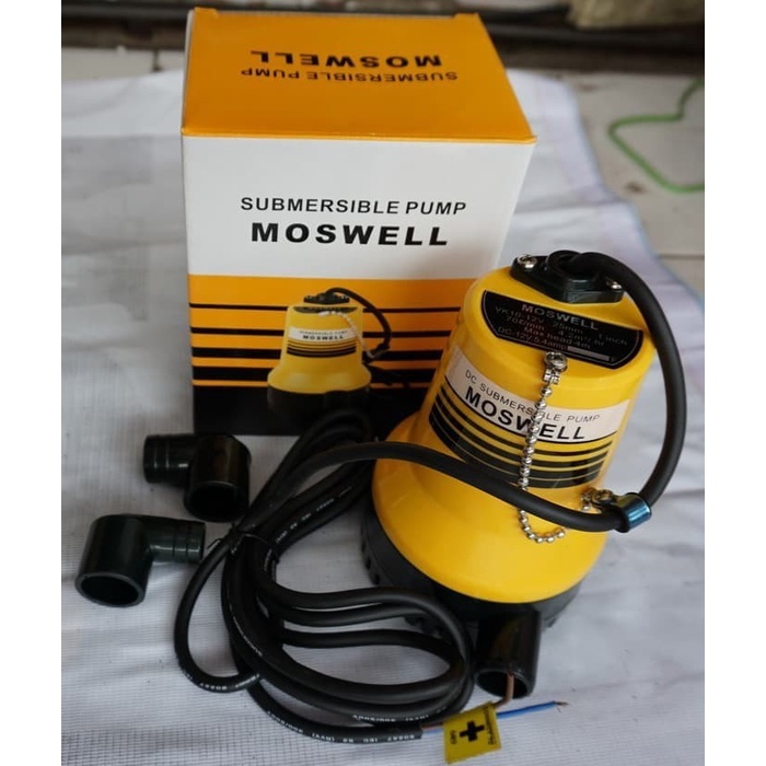 PAKAI AKI MOSWELL KUNING DC 12 VOLT - POMPA CELUP AIR KAPAL / MARINE MOSWELL / DC 12V BUKAN YORK BL 
