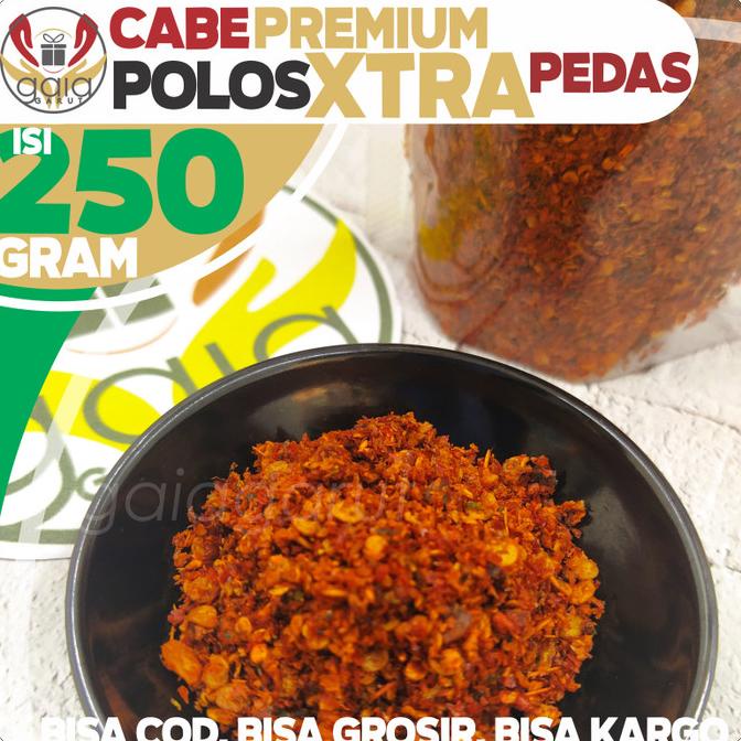 

] CABE PREMIUM 250gr Xtra Pedas bubuk super Pedas kualitas PREMIUM