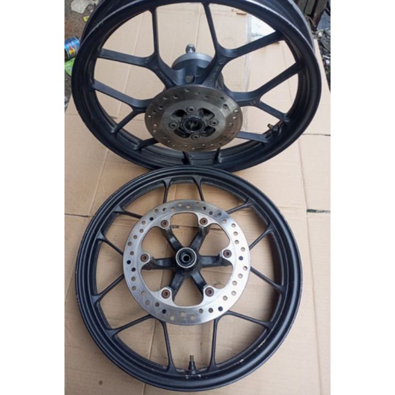 Velg Honda Sonic sett depan belakang original seken