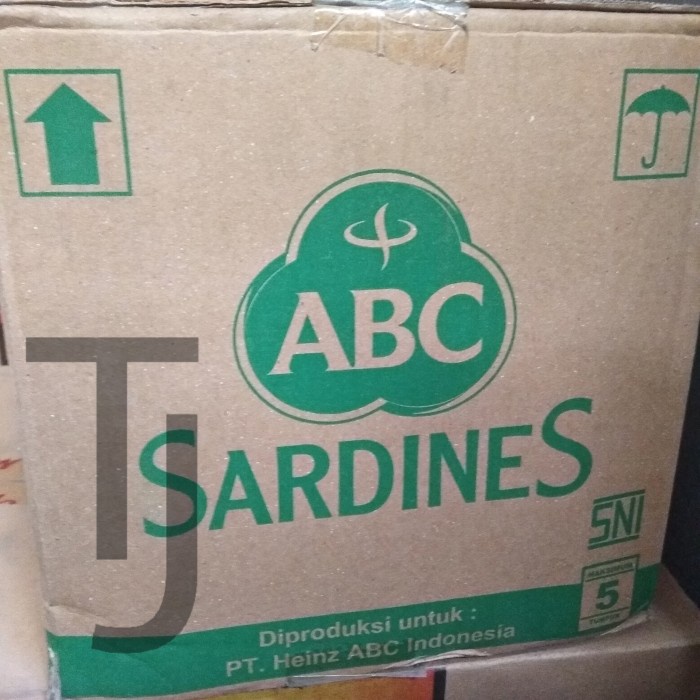 

Ikan Kaleng Sarden Abc Besar 425 Gr X 24 Can / Dus