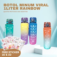 

Botol Minum Tritan 1 Liter Botol Time Tritan Import Korea