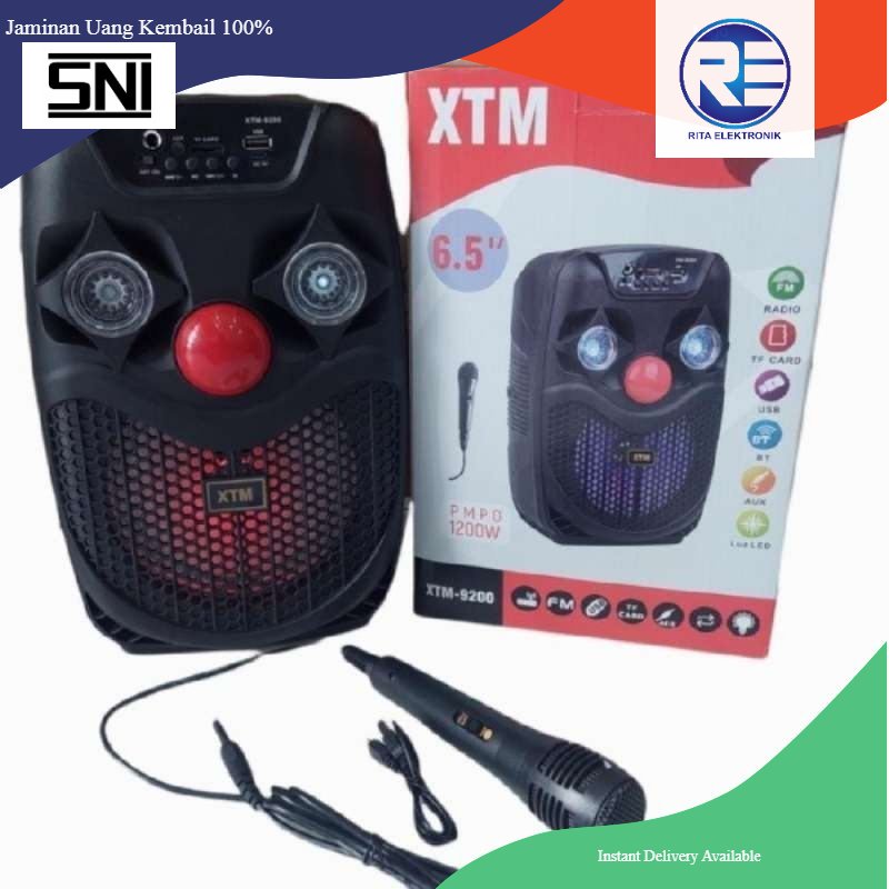 Speaker Portable XTM-9200 6'5 Inci