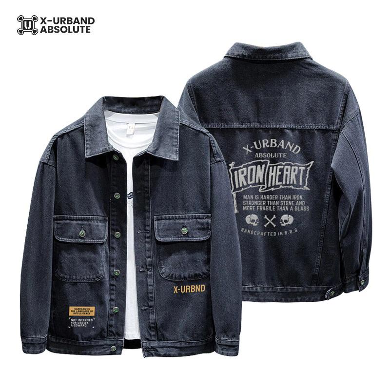 X Urband Absolute Jaket Denim Iron Heart New A309