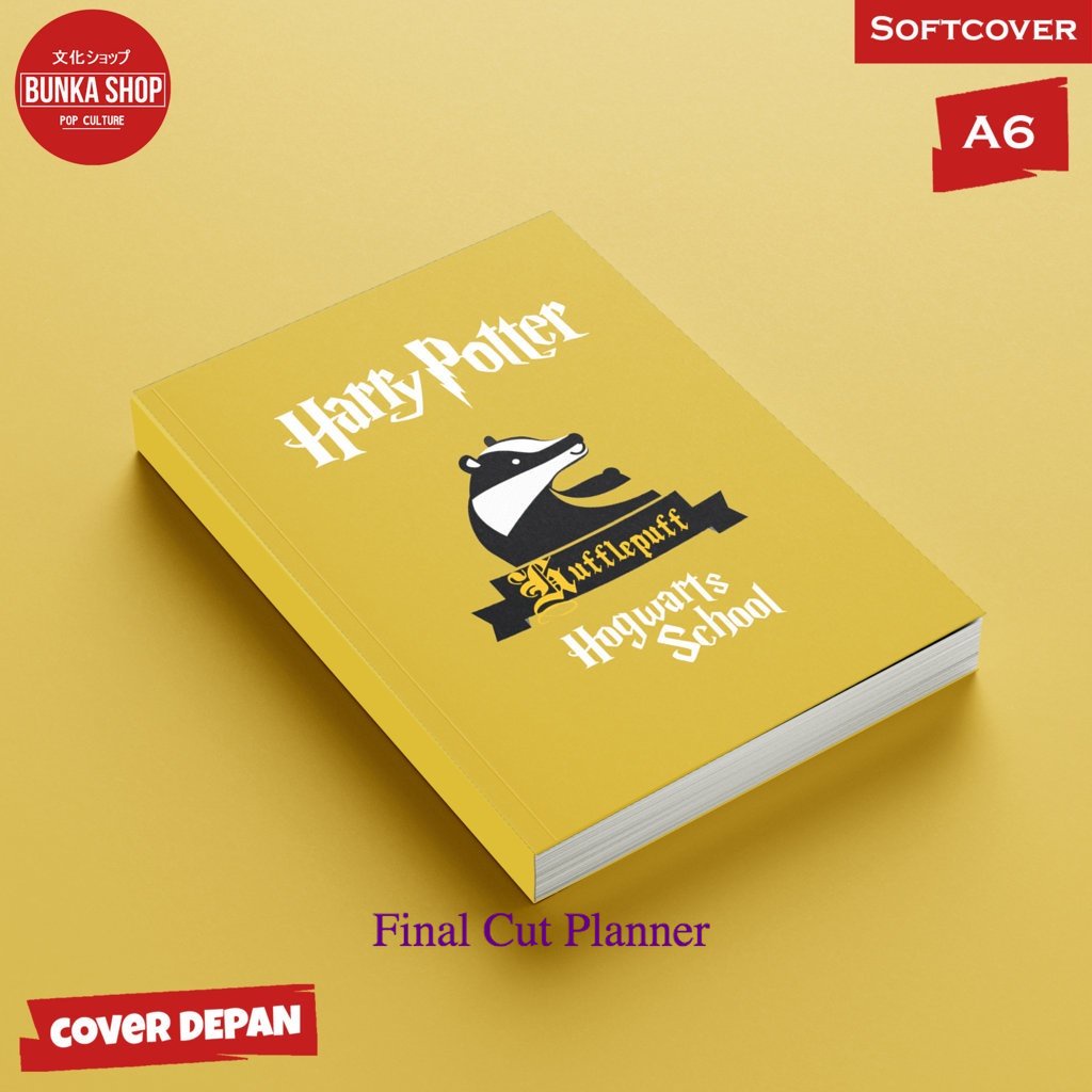 

Pocket Note Harry Potters Hufflepuff Icon Softcover A6 Buku Tulis Catatan Notes Agenda Planner Jurnal .