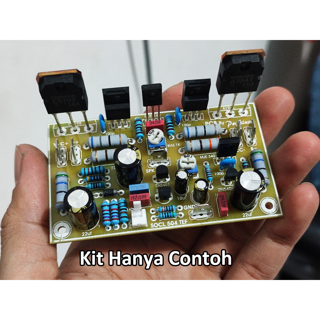 PCB socl 504 tef bias servo fiber fr4
