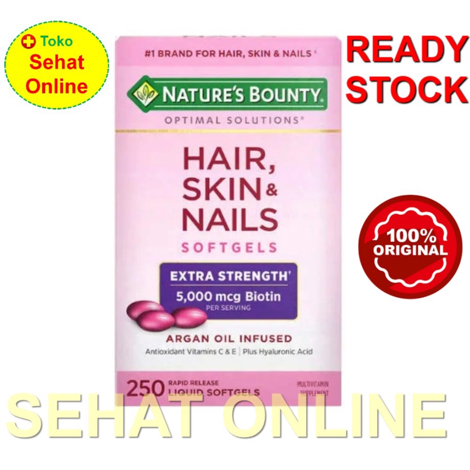 Nature's Bounty Hair, Skin &amp; Nails 250 Liquid Softgels