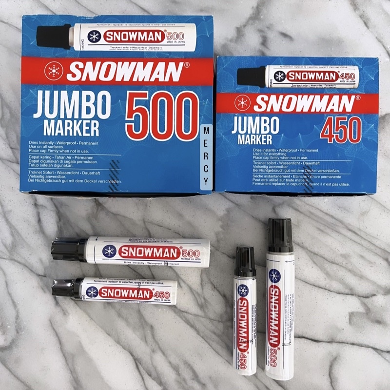 Jual Spidol Snowman Jumbo Permanent Marker Jumbo Spidol Besar Shopee Indonesia